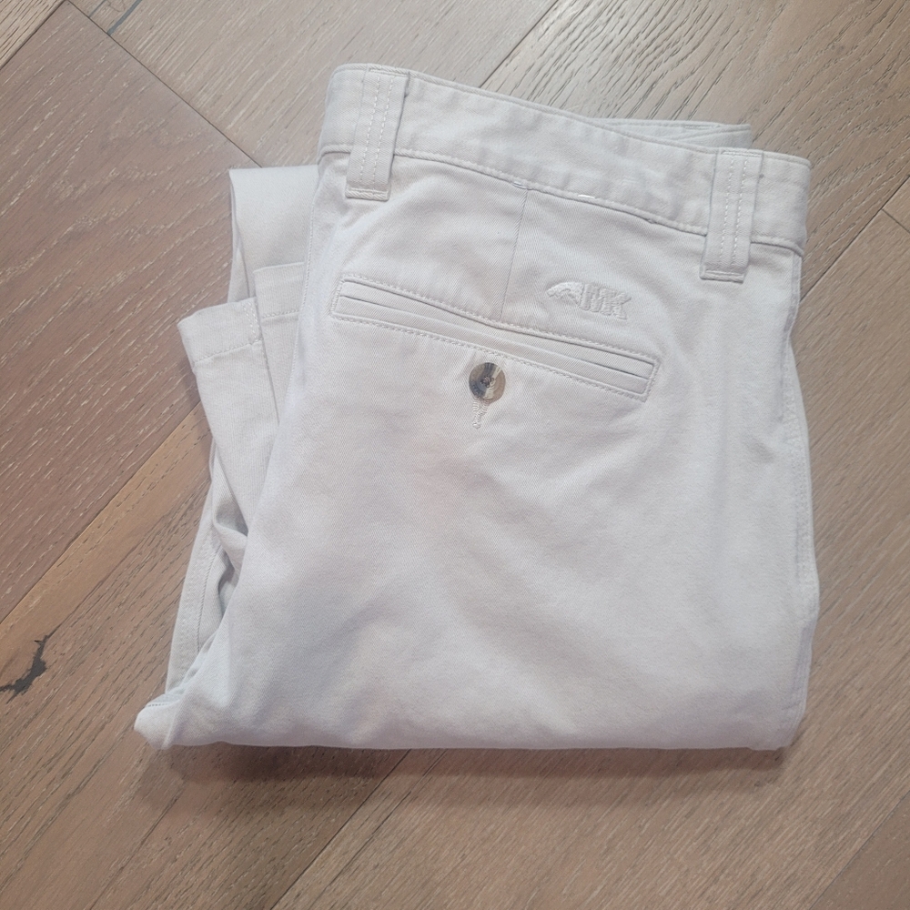Mountain Khakis Pants Men's sz 35/34* Teton Pant Slim Fit Light Cream Pants